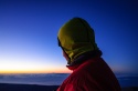 Esperando al Sol en la cima del Teide